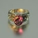 Guardian Angels silver ring with Alexandrite