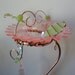 Garden Stake, Copper, Glass Wind Chimes, Candle Holder, Butterfly, Bird Feeder