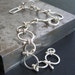 Persie Bracelet: Sterling Silver Handcrafted Round Links