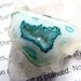 Emerald Green, Geode Cabachon Gemstone Slice