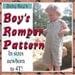 diy make your own Longalls or Shortalls ROMPER ebook and pattern, includes tutorial for inserting snaps