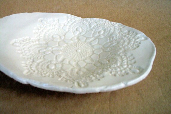 Ceramic White Lace Bowl