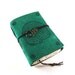 Leather Journal, Seagreen Suede: Labyrinth
