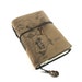 Leather Journal, Handmade, Treasure Map