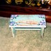 Small Vintage Foot Stool Handpainted
