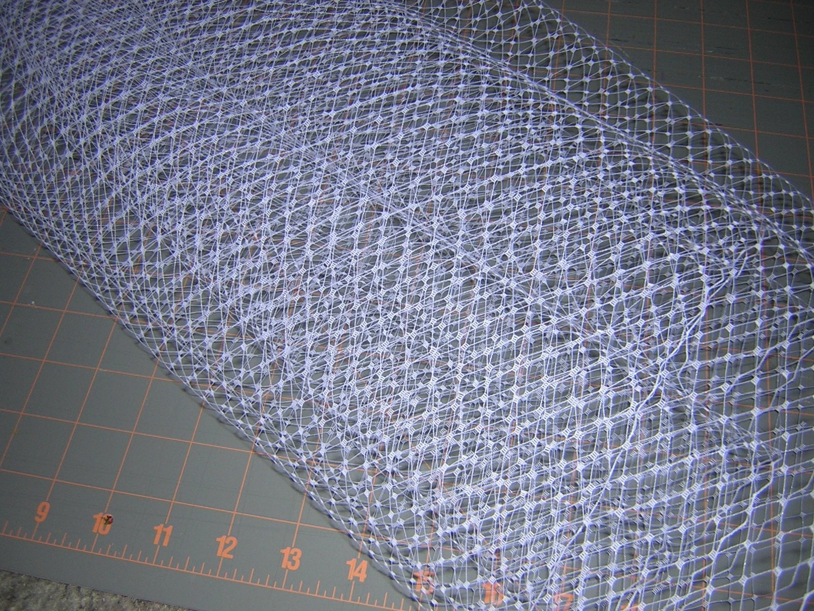 Make your own birdcage veil Kit 1 Yard of Ivory or White 9