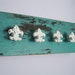 jewelry holder, shabby jewelry display, reclaimed wood necklace holder, jewelry knob rack.