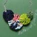 hothouse flowers v. 2 - cotton and silk yo-yo necklace