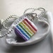 Rainbow Cake Necklace - Food Jewelry