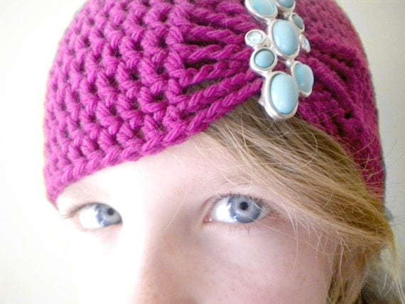 Fuschia Flapper Style Cloche Hat - Design your own hat with colors and ... Fuschia Flapper Style Cloche Hat - Design your own hat with colors and ...