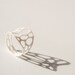 SALE 50% off 1-layer center ring sz 6 - white