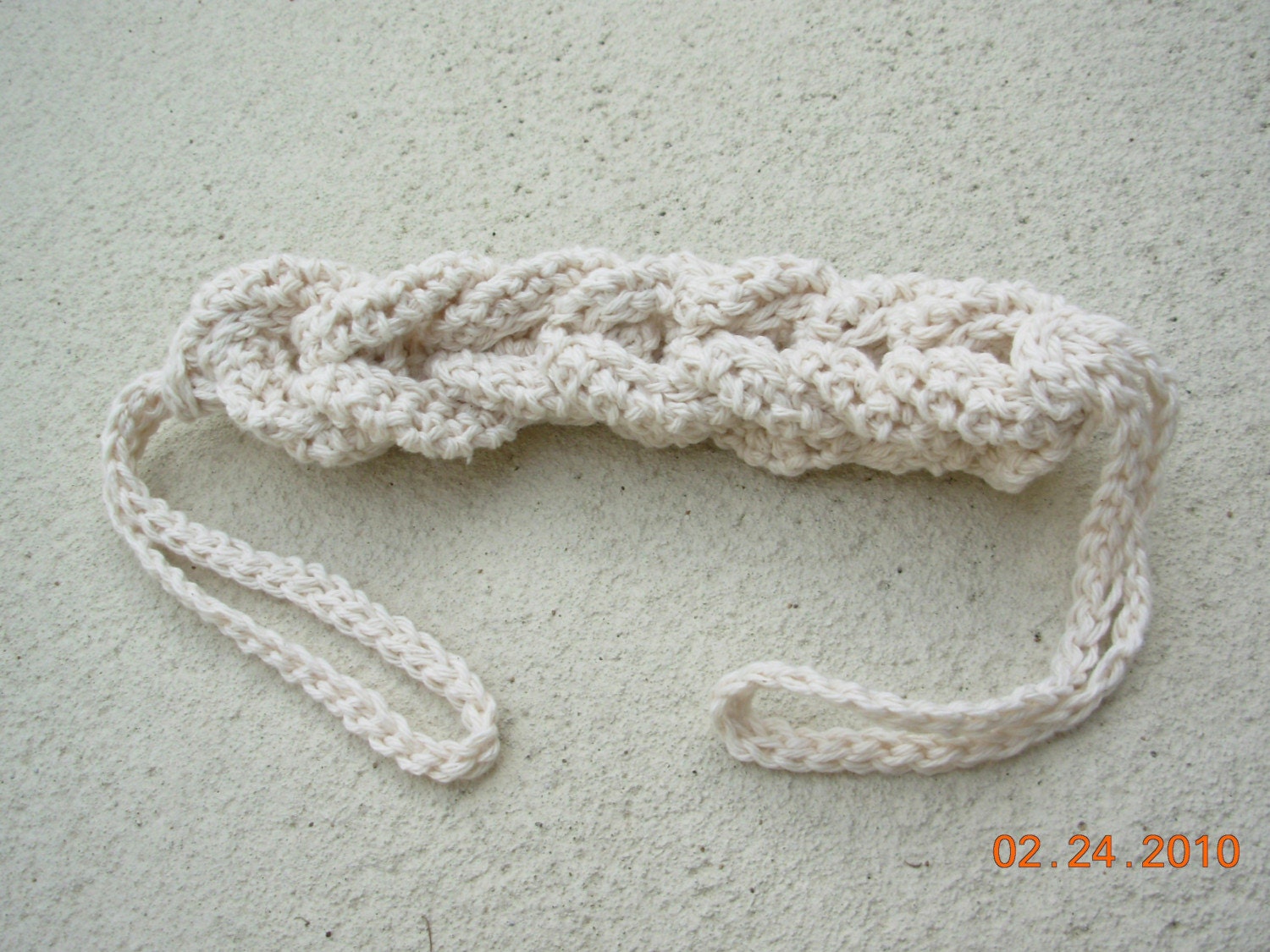 Spa Bath Crochet Braided Back Scrubber
