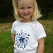 SALE Ready to Ship Boutique 4th of July Sweet Firework Appliqued Tshirt and Twirl Skirt Size 4