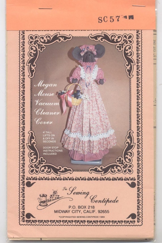 Megan Mouse Vacuum Cleaner Cover Pattern Sewing Centipede 57