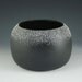 Short Pebble Vase in Black