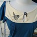 ORGANIC COTTON AND SOY top Bird and branch, free shipping in North America