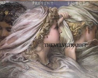 Fabric blocks. Past,Present and future.  Two 5x7 blocks identical.  100 per cent cotton.