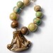 Corinthian / Earthy Ceramic Pendant and Bead Set