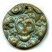 Gaea Handmade Ceramic Day of the Dead pendant