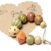 Summer Solstice / Ceramic Bead Set