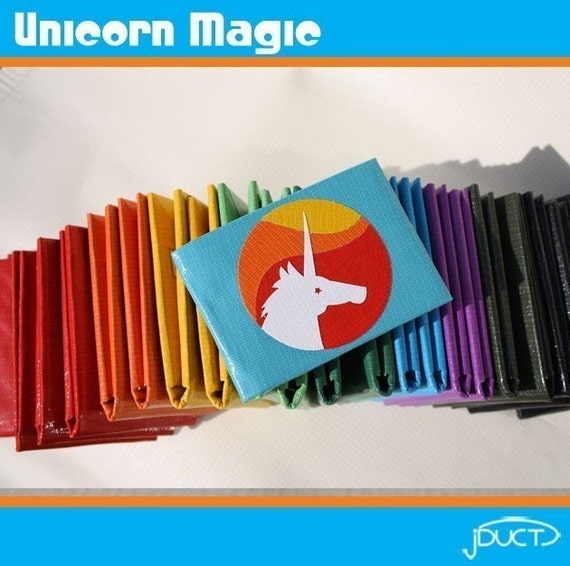 Unicorn Magic Duct Tape Wallet by jDUCT