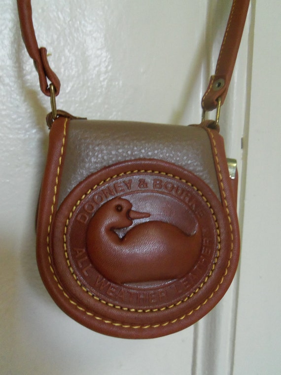 vintage dooney and bourke leather mini handbag by gwenevere24