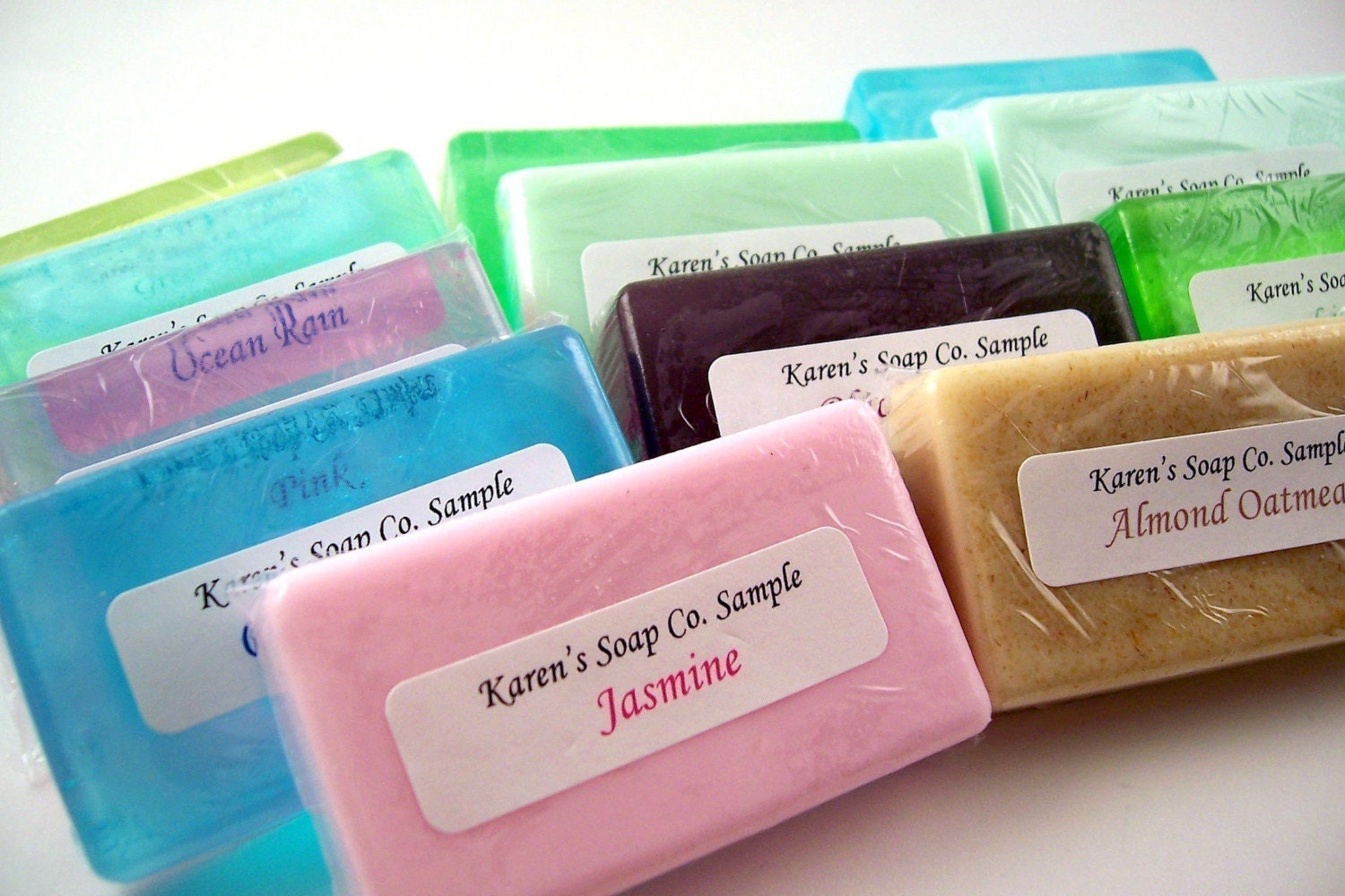Half Dozen Soap Samples Small Guest Soaps Small by karenssoaps