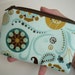 SALE Zipper pouch ECO Friendly Retro Blue Sophie Little coin purse Gadget Case (Padded)
