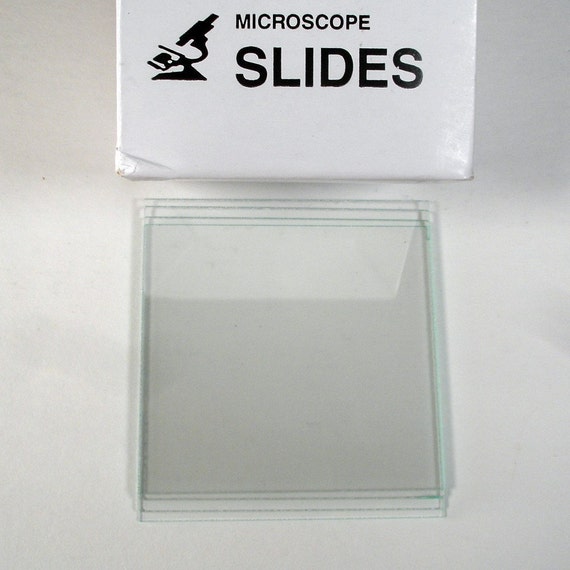 Microscope Glass Slides 50 in box / Super Size 3x3 inches