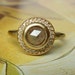 Rose Cut Diamond Halo Ring - RESERVED for gforshee