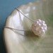 Pearl Cluster Necklace - Silver