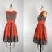 R E S E R V E D . vintage . 1960s . ANNE FOGARTY . cotton . swing . dress