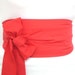 Looby Lou Obi belt - Plain Red