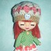 wee granny cap petite blythe. sock yarn