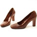 Ralph Lauren Brown Leather Pumps sz 8