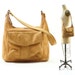 90s Fossil Organizer Purse in Sand Brown Leather