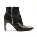 SALE 90s Zip Up Beatle / Ankle Boots in Black Leather
