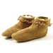 Minnetonka Ankle Moccasins with Fringe Trim / Women's sz 6.5