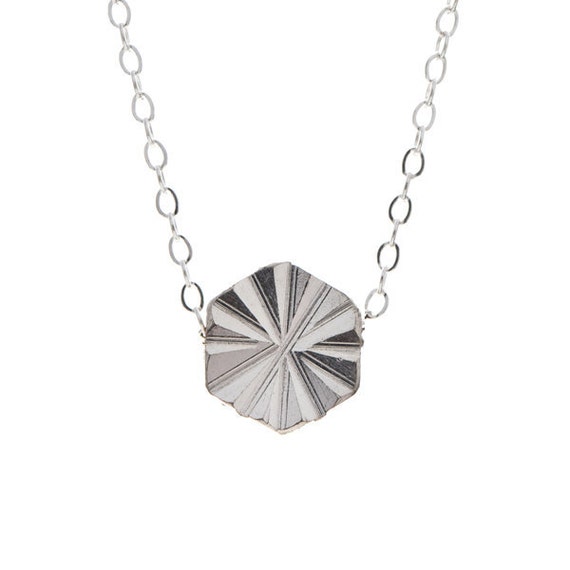 Items similar to Silver Spotlight Necklace on Etsy