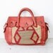 Ethnic Travel Bag Kilim Wool Leather Vintage