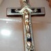 Vintage Cross Skull Bones Crucifix Pectoral