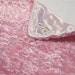 Pink Minkee Swirl with White Satin Silky/Lovey for Etsykids