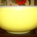 Yellow Primary Colors Pyrex Bowl, no. 404, 1940s, 4 quart qt.