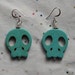 Blue Skull earrings