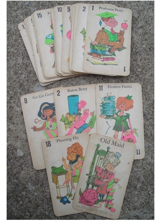 make your own old maid cards