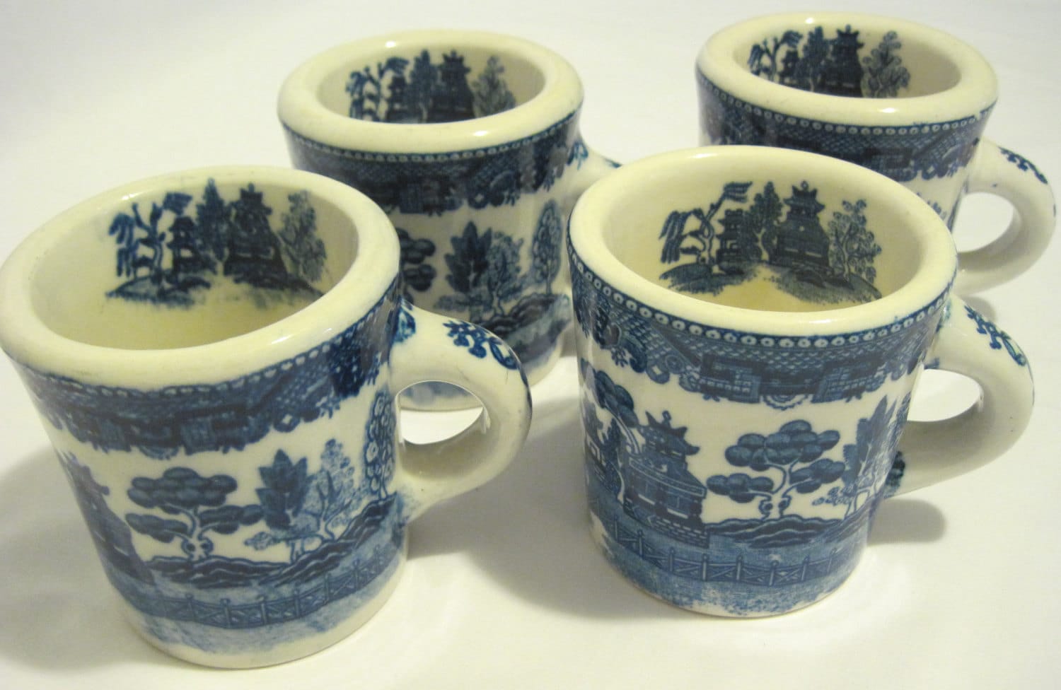 Blue Willow Coffee Mugs
