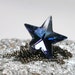 LAST ONE Supernova ... Rare Aqua Vitrail Light Swarovski Crystal Star on Wrapped Oxidized Sterling Silver ... Necklace ... Light Lilac Blue