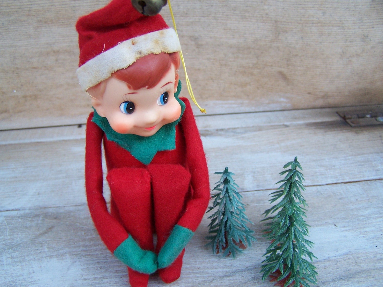 Vintage Elf On The Shelf 1960s Knee Hugger Elf By Thehomegnome 4471