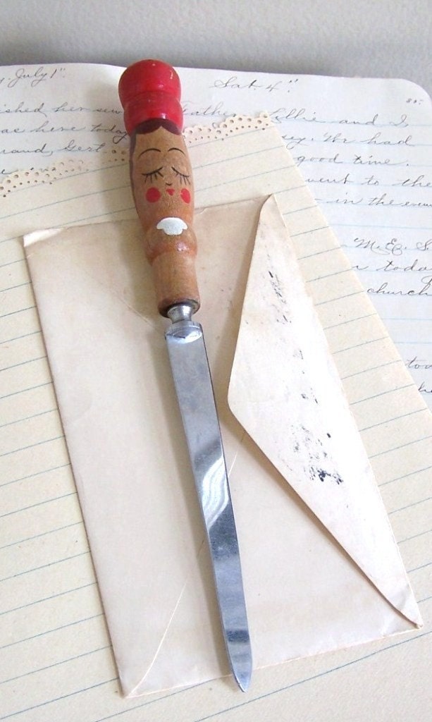 Cute As Can Be Letter Opener by jewelrygirl on Etsy
