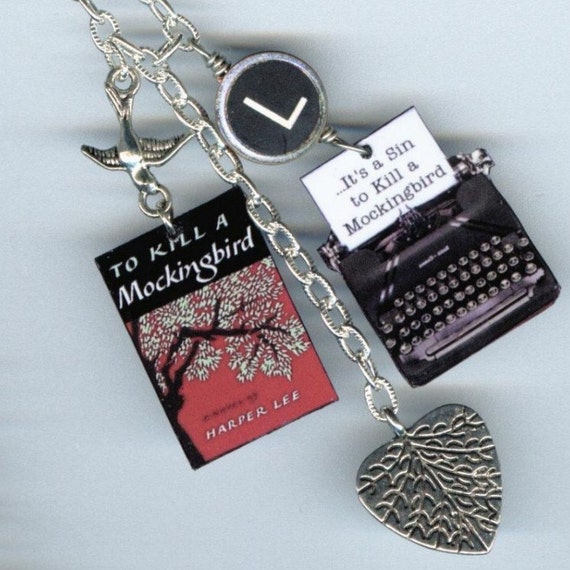 To Kill a Mockingbird Necklace vintage by on Etsy